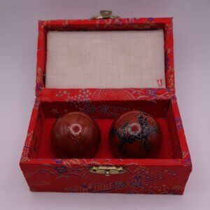 Vintage Chinese Cloisonné Baoding Balls